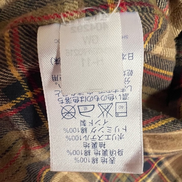 Land's End 100% Cotton Barn Chore Jacket Flannel Lined Corduroy Collar Size XL - Picture 14 of 15